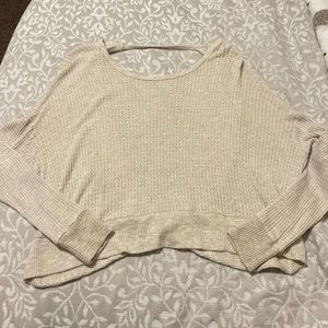 Tillys Open Back Knit Sweater
